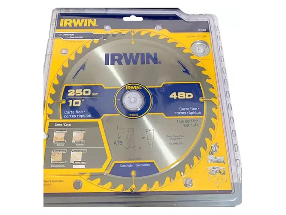 Disco para Serra Circular 48 Dentes IRWIN