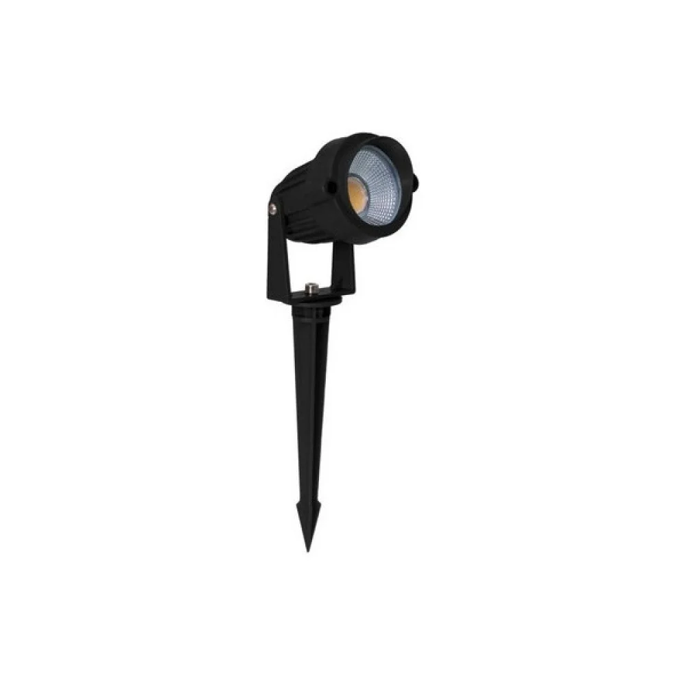 Espeto Jardim Led 5W 3000K Bivolt Preto BRONZEARTE