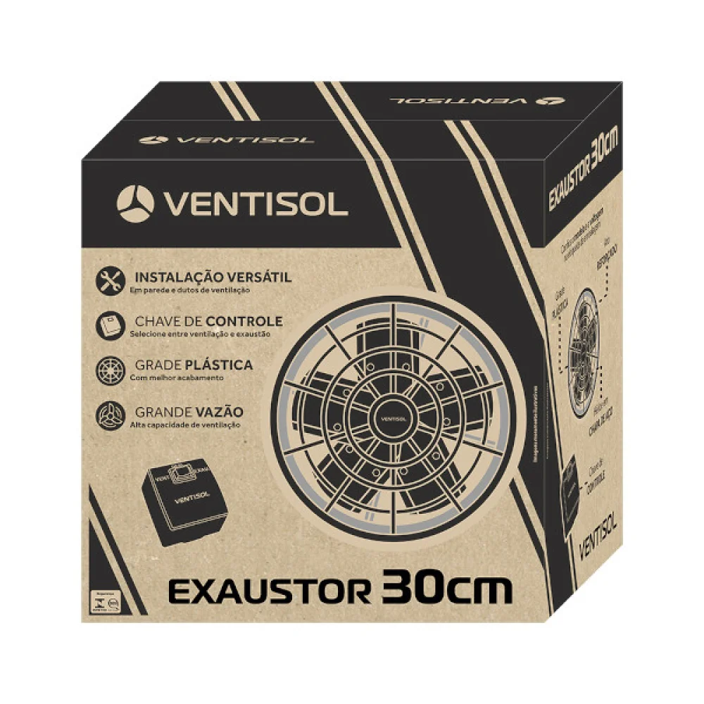 Exaustor Axial 30cm Comercial VENTISOL