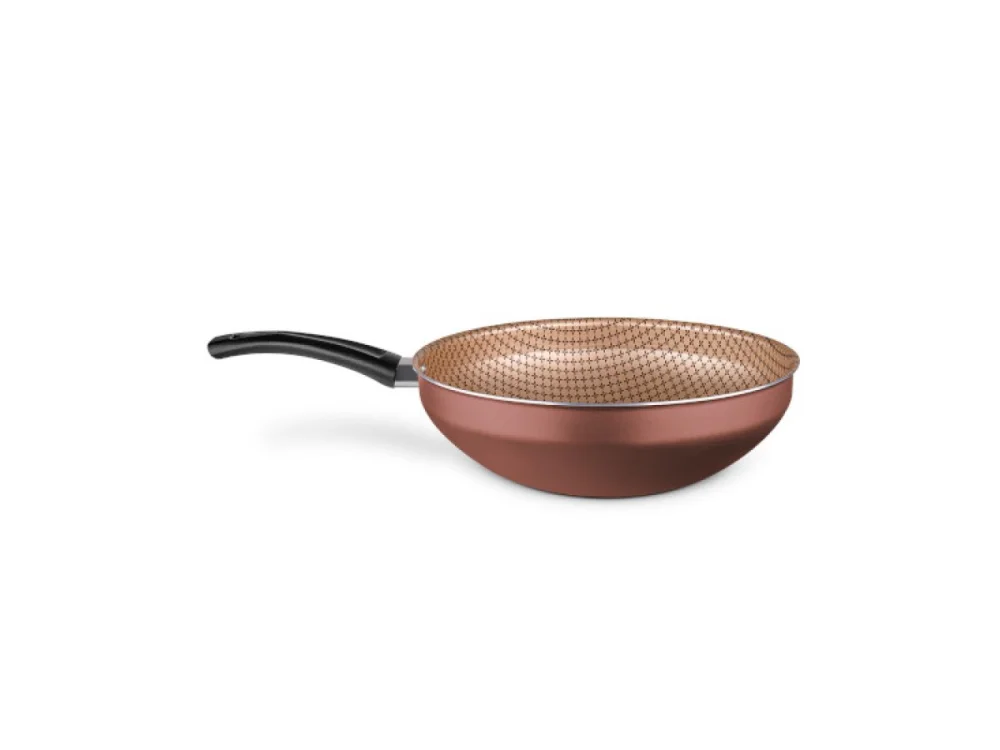 Frigideira Antiadearente Wok 28cm Chocolate MTA