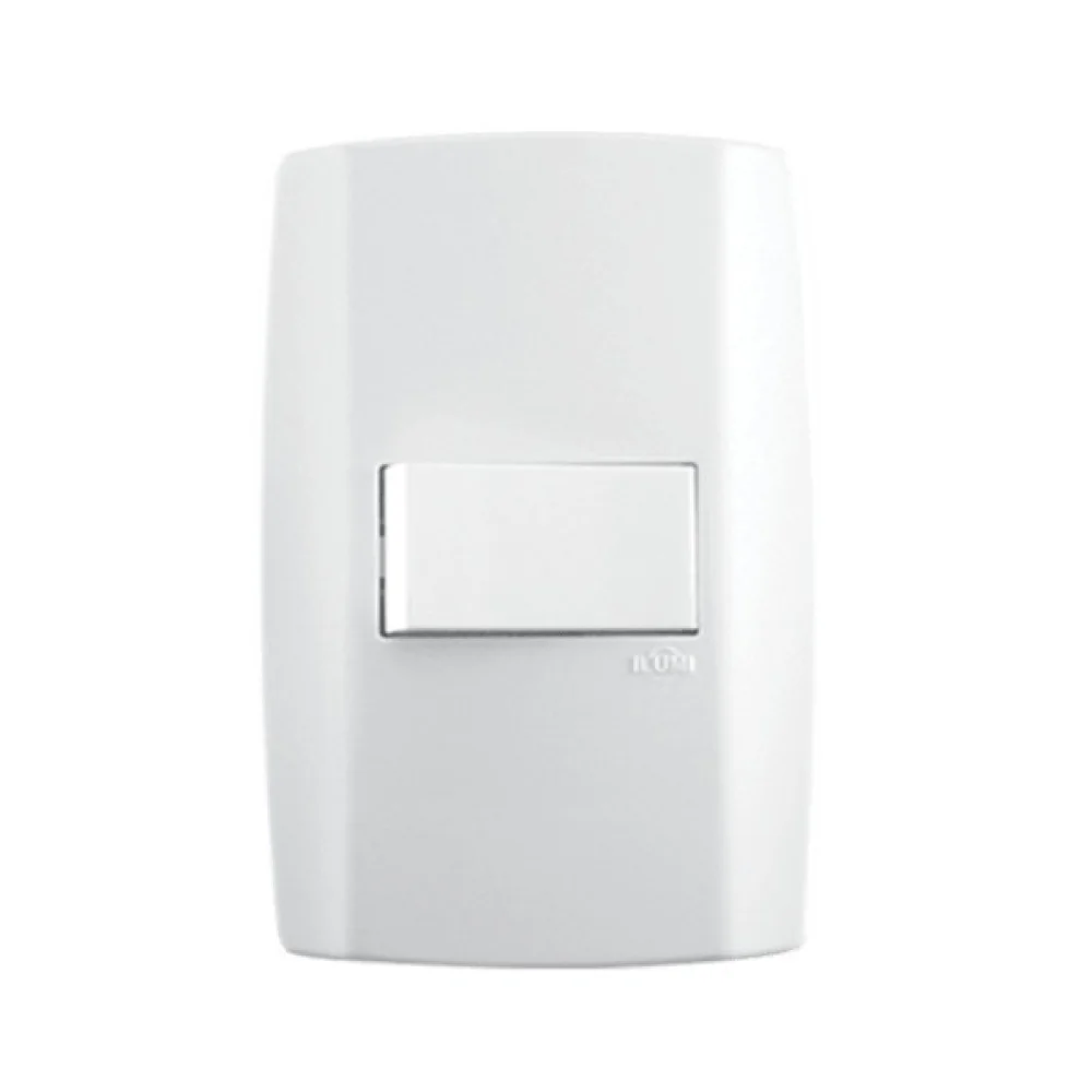 Interruptor Paralelo Slim 4x2 Branco 10A ILUMI