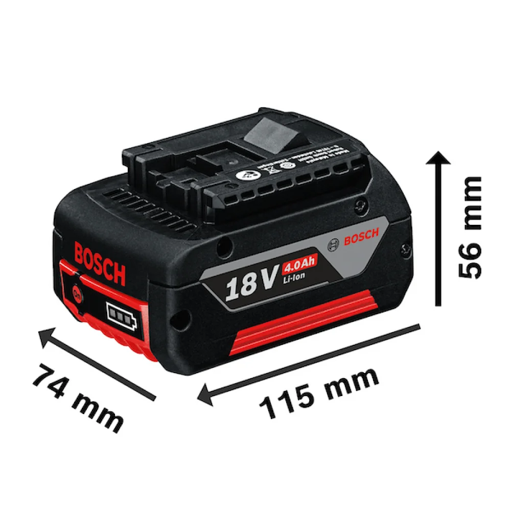 KIT CARREGADOR 2 BAT 4AH 18V BOSCH BIVOLT .