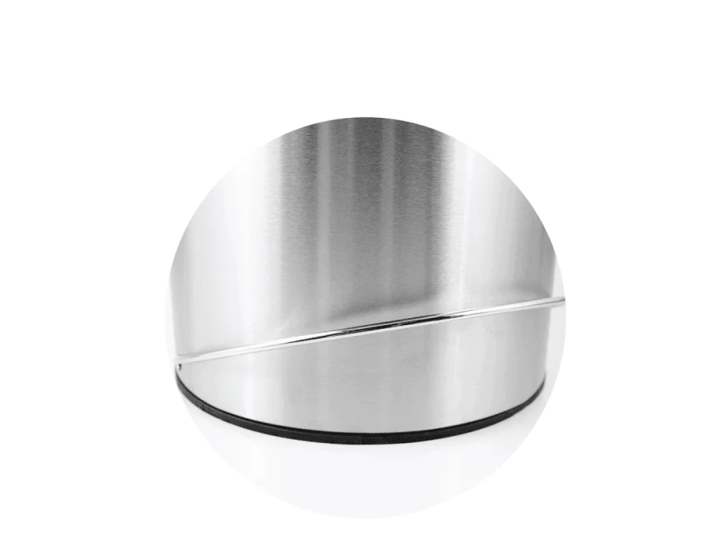 Lixeira com Pedal Inox 12L Preto GHELPLUS