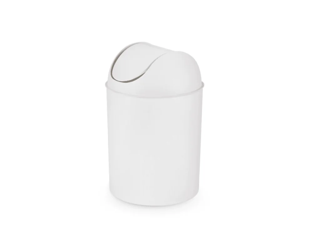 Lixeira com Tampa Basculante 10L Branco ARTHI