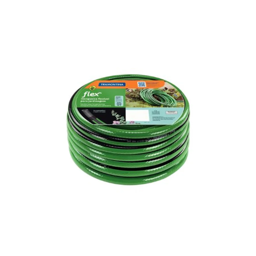 Mangueira Jardim Flex 50m Verde TRAMONTINA