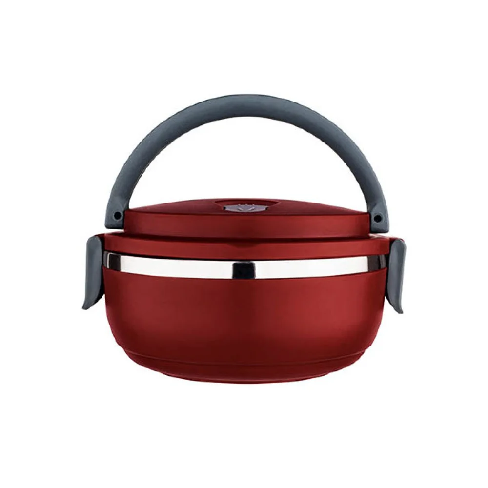 Marmita Lunch Box 2Pçs Vermelho EURO HOME