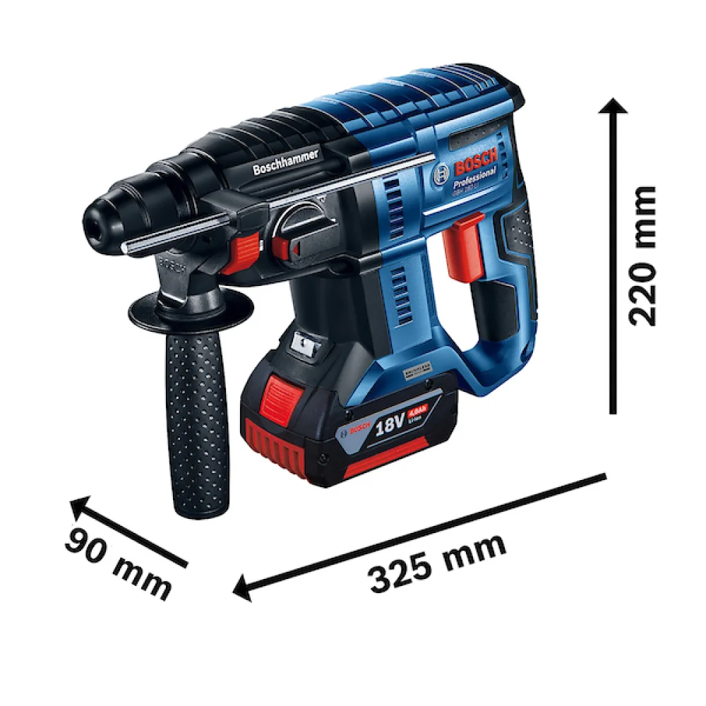 MARTELETE PERFU 2 BAT GBH180 18V BOSCH BIVOLT .