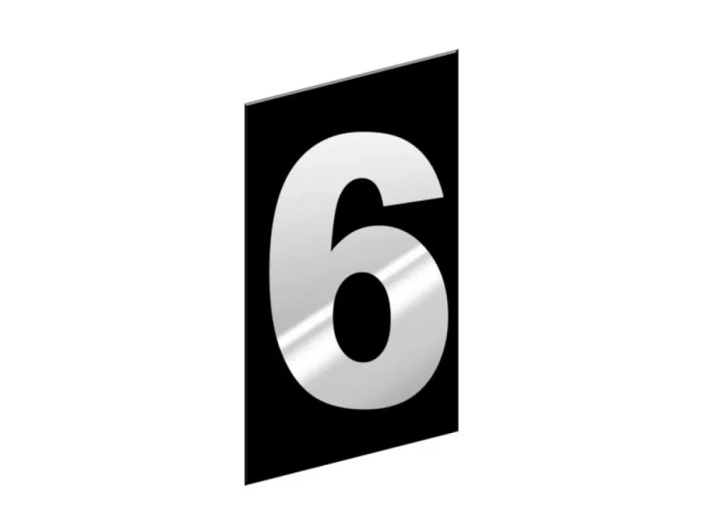 Número de Vidro Residencial "6" e "9" VIDROTEH