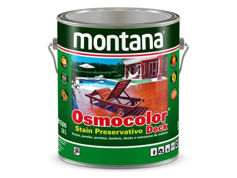 Osmocolor Deck Castanho 3,6L MONTANA