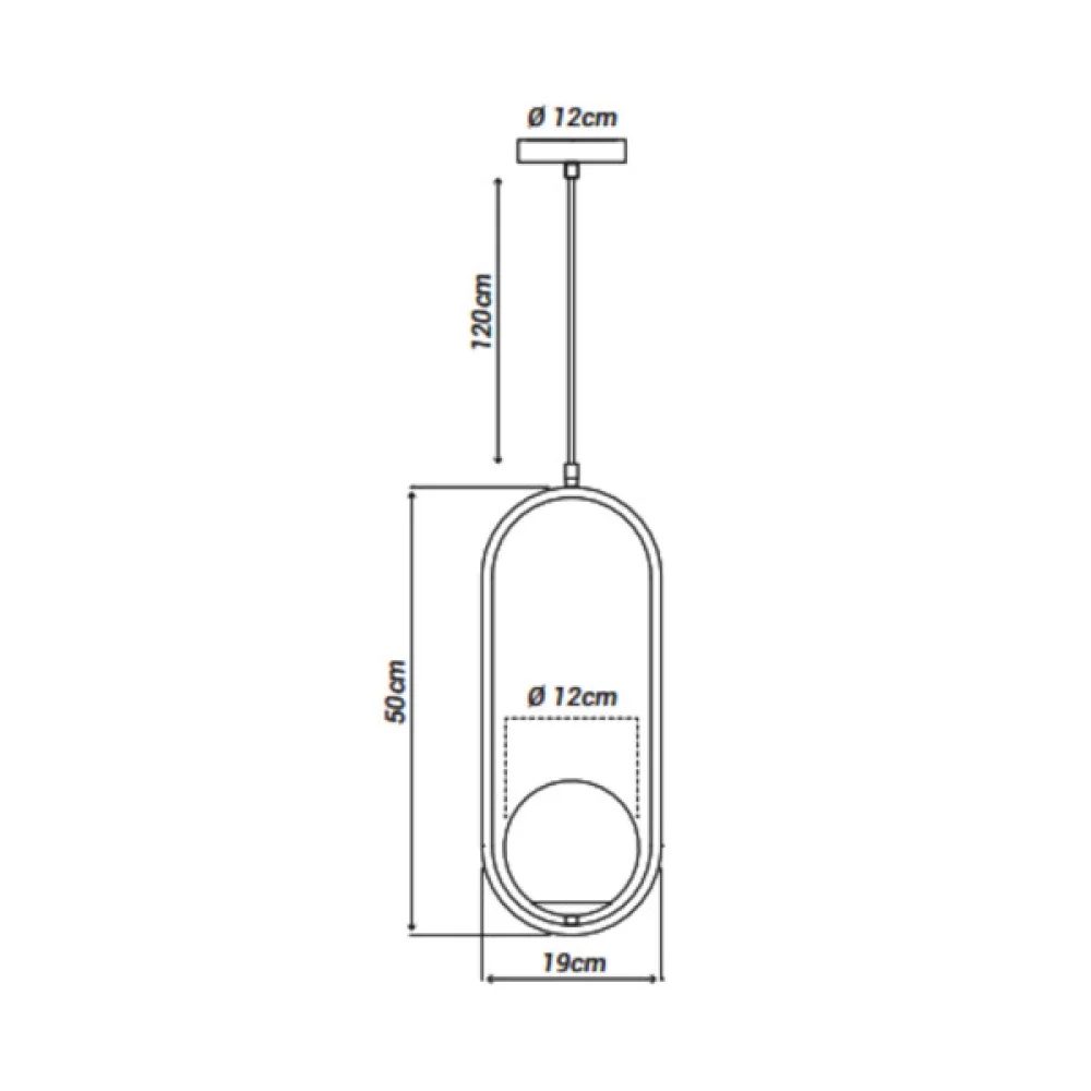 Pendente Globe IV G9 Cores ORLUCE