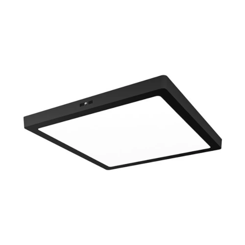 Plafon de Led de Embutir 24W Bivolt 6500K Quadrado Preto BRONZEARTE