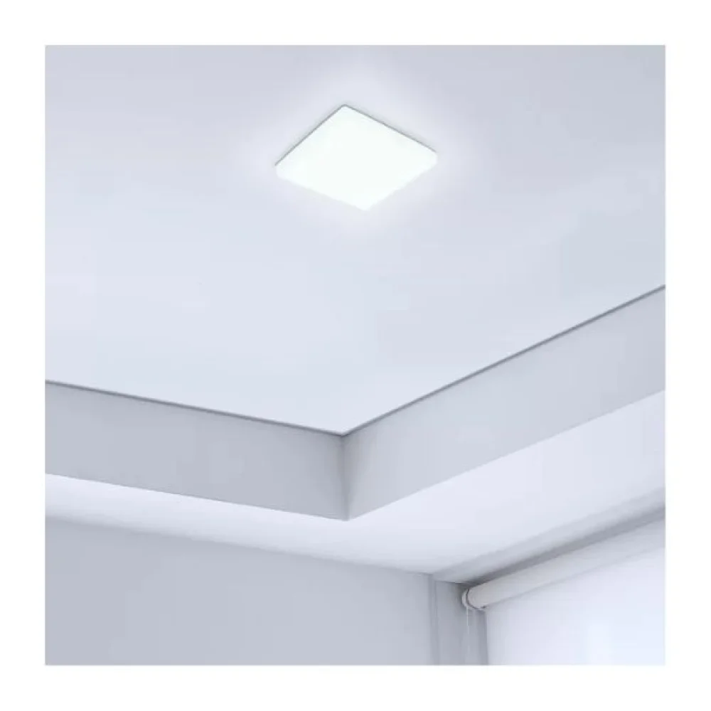 Plafon de Led Sobrepor Quadrado Branco Frameless 32W 6500K BRONZEARTE