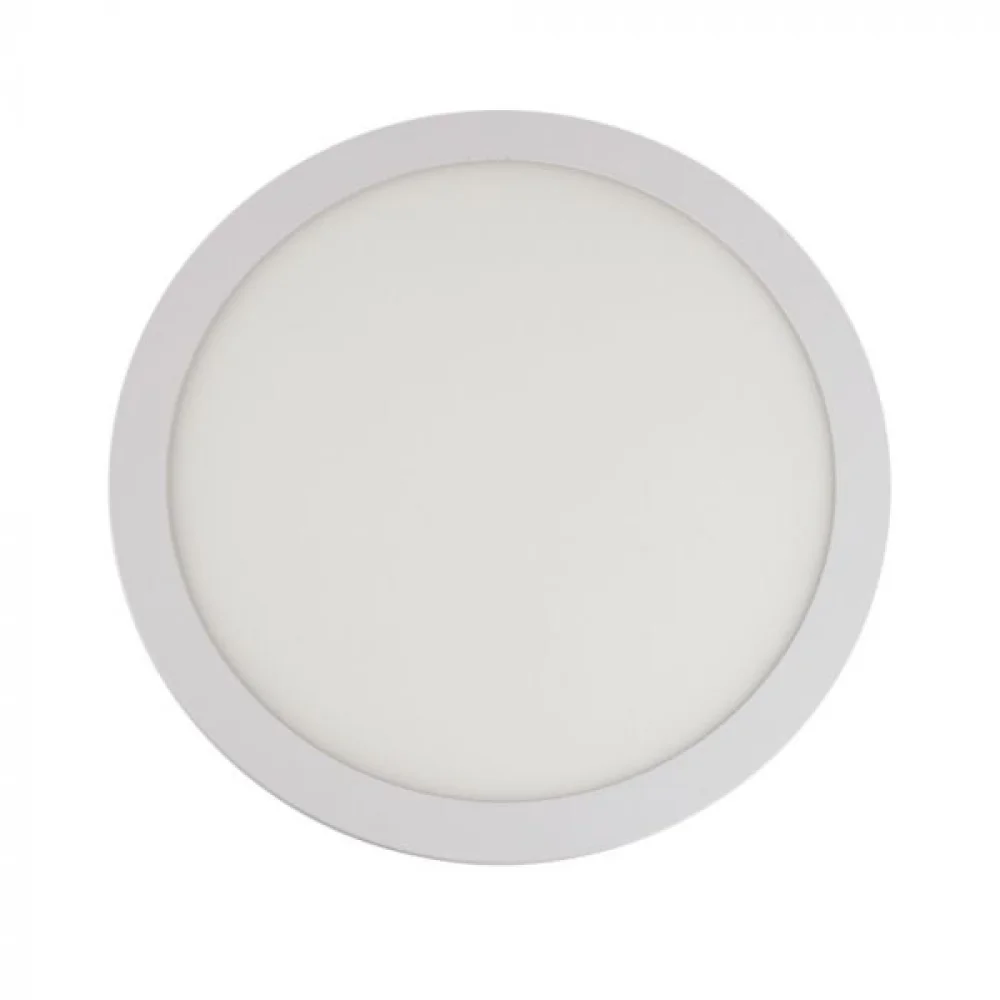 Plafon de Led de Embutir 18W Bivolt 6500K Redondo Branco BRONZEARTE