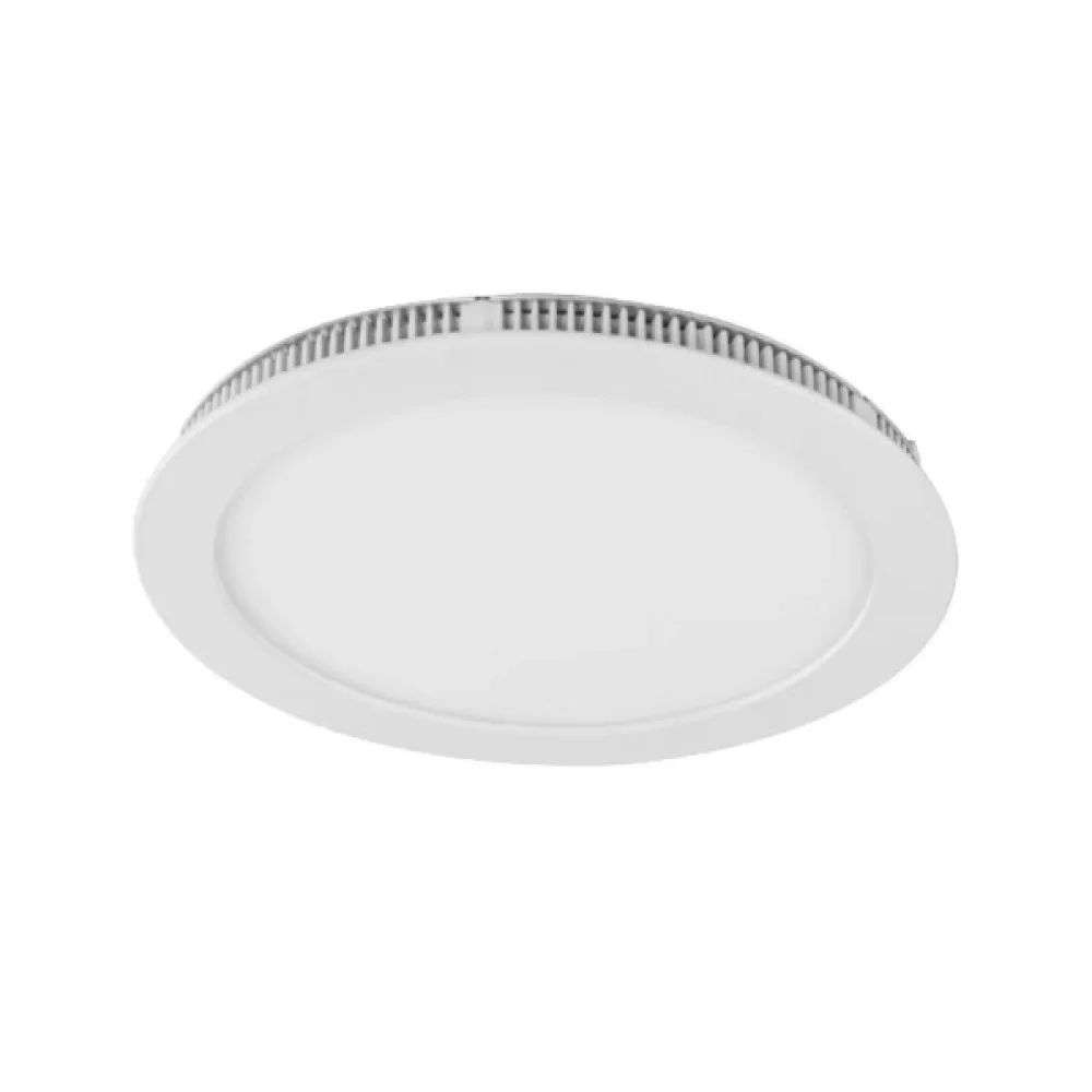 Plafon de Led de Embutir 18W Bivolt 6500K Redondo Branco BRONZEARTE