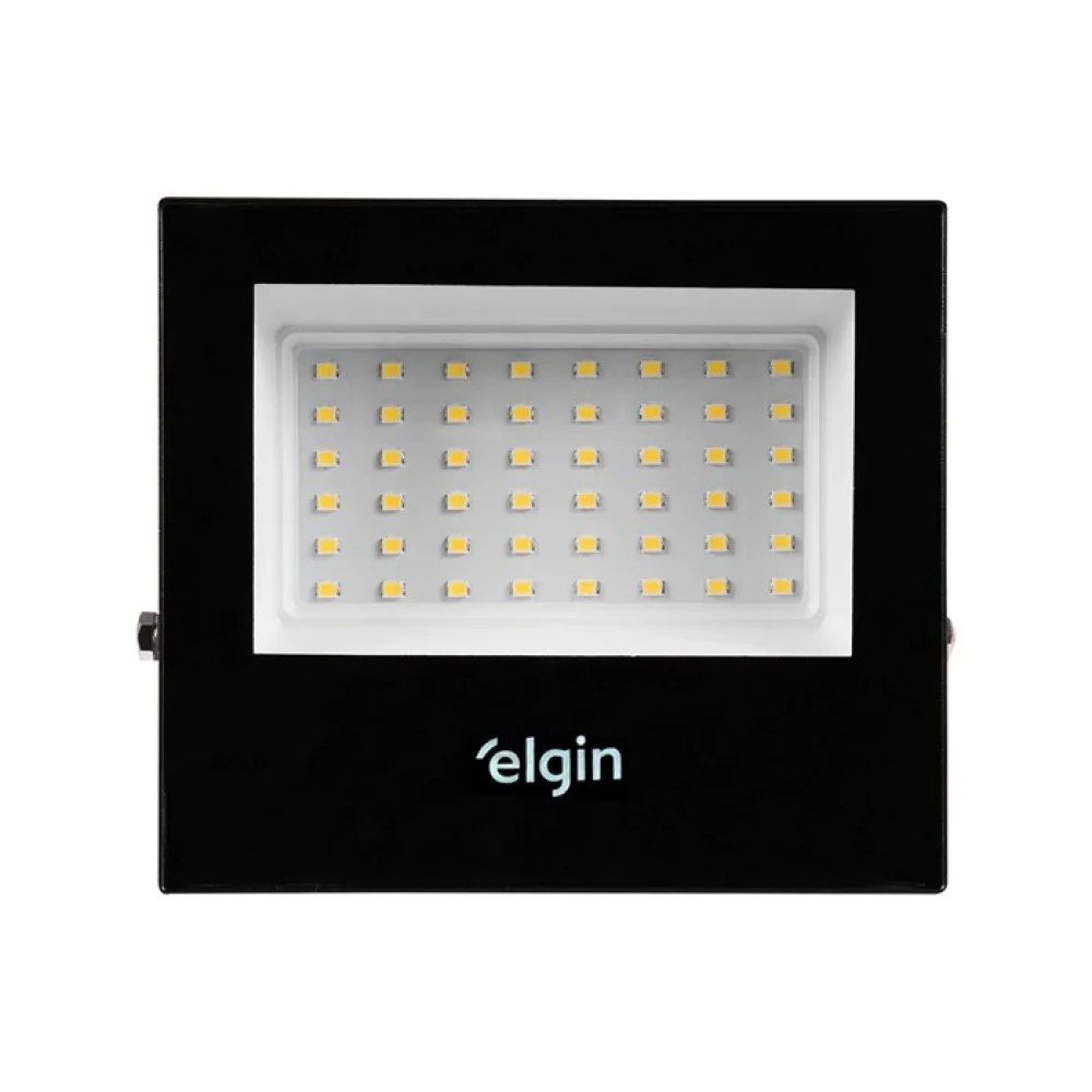 Refletor de Led 50W 6500K Bivolt Preto ELGIN