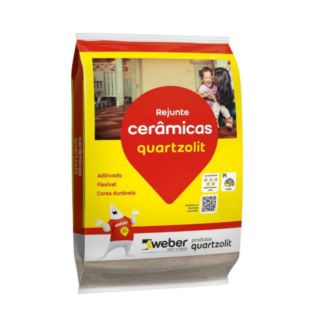 Rejunte Cerâmica Interno/Externo 1Kg Cairo QUARTZOLIT