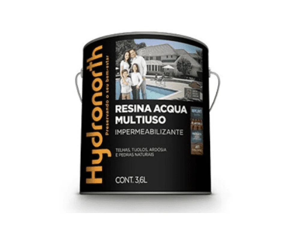 Resina Acqua Multiuso Cinza 3,6L HYDRONORTH