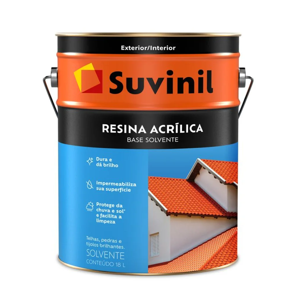 Resina Acrílica Base Solvente 18L SUVINIL