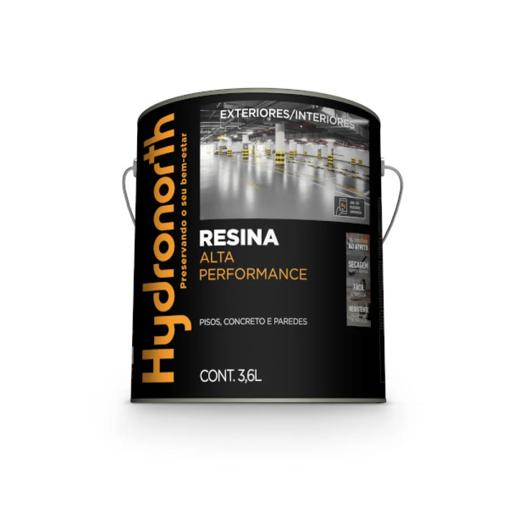 Resina Alta Performance Cinza Claro 3,6L HYDRONORT