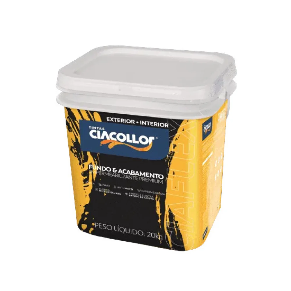 Tinta Emborrachada Ciaflex 20Kg Palha CIACOLLOR