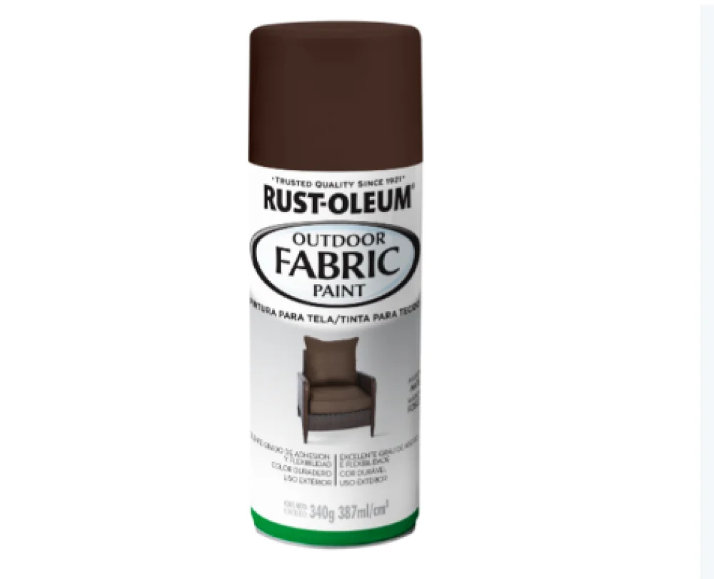 TINTA SPRAY FABRIC TECIDOS 383ML RUST . MARROM