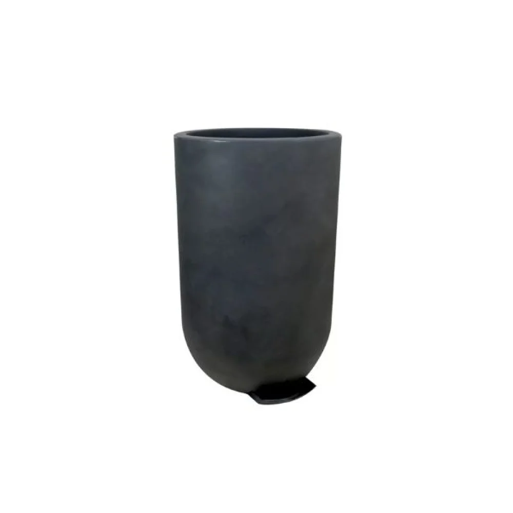 Vaso Redondo Deco Antique Preto VASART