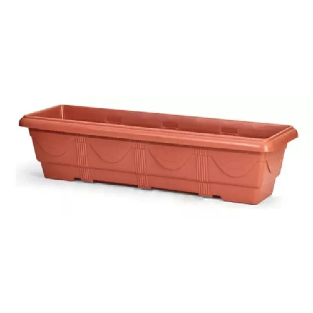 Vaso Retangular Romano 80X24cm Cerâmica NUTRIPLAN