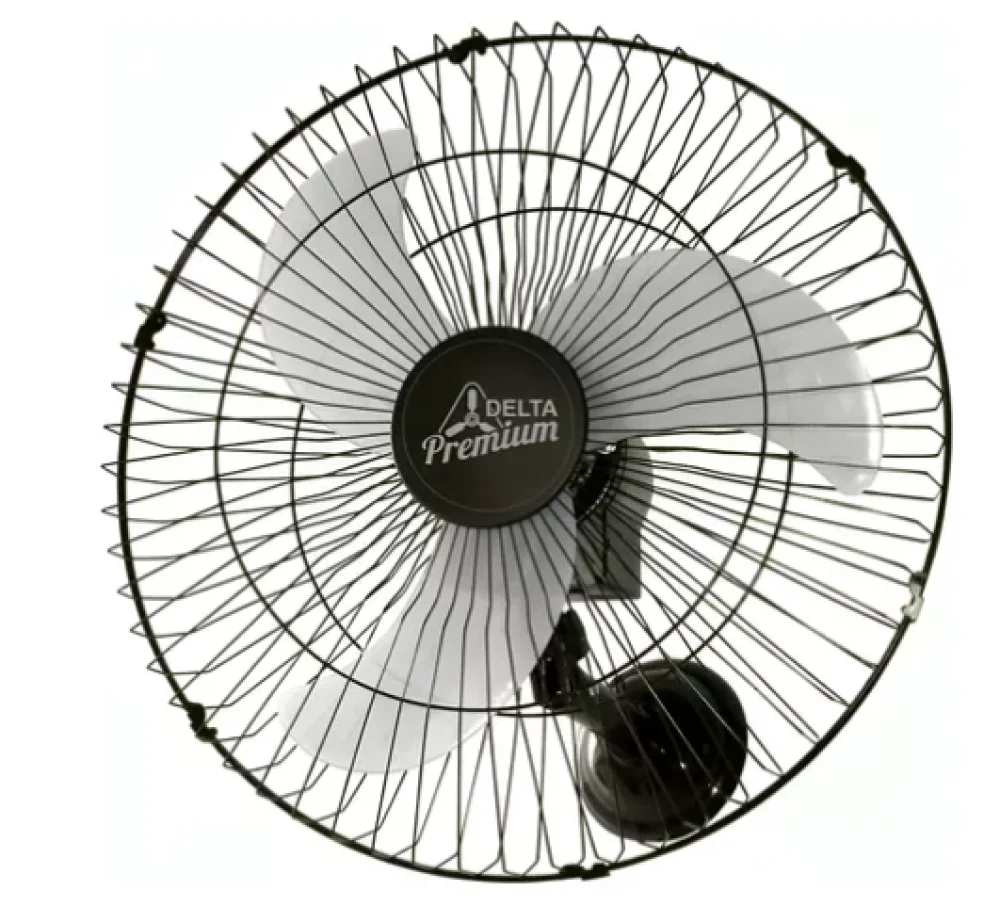 Ventilador de parede 60cm bivolt preto Venti-Delta