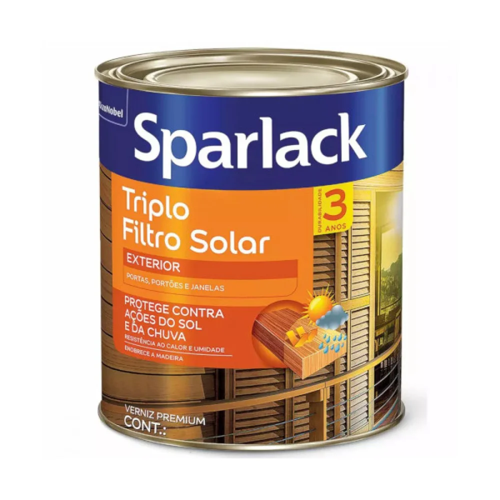 Verniz Filtro Solar Natural 900ml SPARLACK