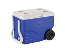 Caixa térmica com rodas 40QT 38 litros azul Coleman