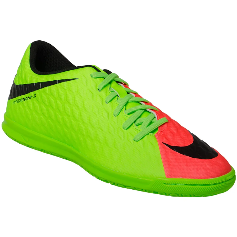 chuteira nike futsal laranja