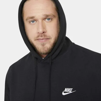 nike geometric club pullover moletom com capuz