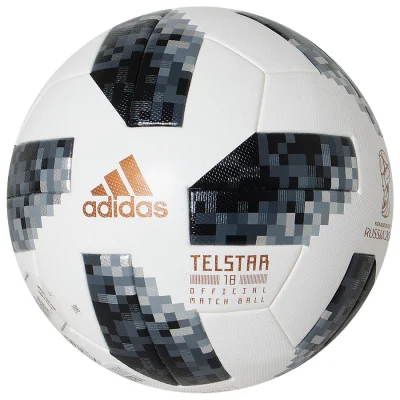 adidas Copa do Mundo Oficial 2018 Telstar, Bola Oficial, Branco, Tamanho 5