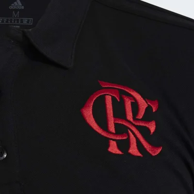 camisa flamengo polo preta 3s adidas 2022