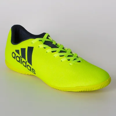 tenis futsal adidas amarelo