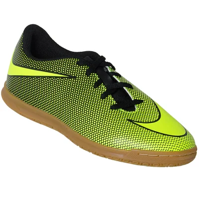 chuteira nike futsal preta e verde