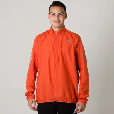 adidas corta vento laranja