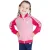 AGASALHO ADIDAS 1 J PES KNIT INFANTIL ROSA/MARINHO
