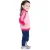 AGASALHO ADIDAS 1 J PES KNIT INFANTIL ROSA/MARINHO