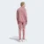 AGASALHO ADIDAS ESSENTIAL 3 STRIPES MASCULINO ROSA/BRANCO