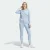 AGASALHO ADIDAS ESSENTIALS 3-STRIPES FEMININO AZUL CELESTE/BRANCO
