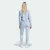 AGASALHO ADIDAS ESSENTIALS 3-STRIPES FEMININO AZUL CELESTE/BRANCO