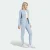 AGASALHO ADIDAS ESSENTIALS 3-STRIPES FEMININO AZUL CELESTE/BRANCO