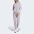 AGASALHO ADIDAS ESSENTIALS 3-STRIPES FEMININO LILAS/BRANCO
