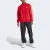 AGASALHO ADIDAS MALHA 3-STRIPES MASCULINO VERMELHO/PRETO