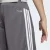 BERMUDA ADIDAS 3 STRIPES INFANTIL GRAFITE/BRANCO