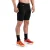 BERMUDA OLYMPIKUS CORRE MASCULINA PRETO/PRATA