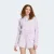BLUSÃO ADIDAS CROPPED COM CAPUZ 3S FEMININO LILAS