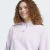 BLUSÃO ADIDAS CROPPED COM CAPUZ 3S FEMININO LILAS