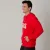 BLUSÃO ADIDAS NBA HOODY CHICAGO BULLS MASCULINO VERMELHO